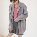 Veste Korean à Carreaux