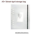 A5 Binder Storage Collect Book Korea idol Photo Organizer Journal Diary Agenda Planner Bullet Cover School Stationery