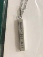 Collier pendentif BTS