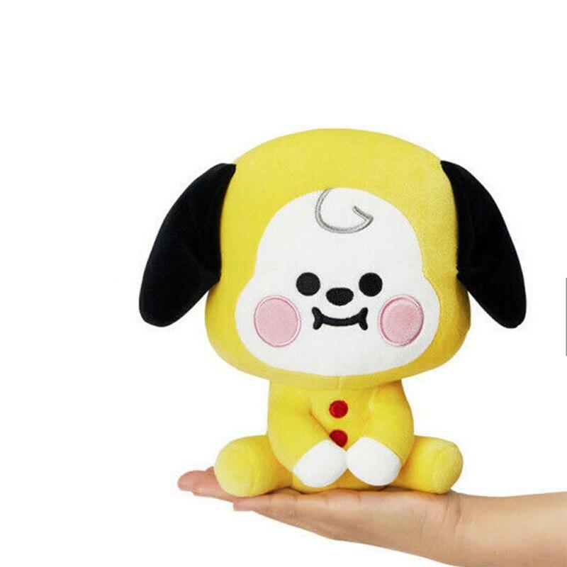 Hot Korea Kpop Plush Toys Animal Atuffed Doll Kawaii Anime Stuffed Toy Dog Rabbit Plush Gift For Girl Baby Sitting Dolls 20CM