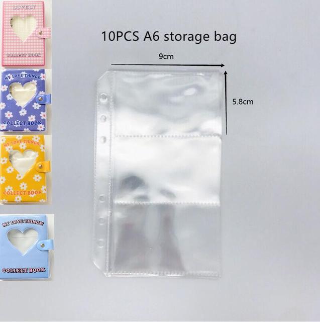 Kawaii A6 Notebook Card Holders Agenda & DIY Photocards Binder Photo Album Organizer Collect Book Gift School Stationery