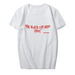 Kpop Ateez A TEEnager Z THE BLACK CAT NERO Fanclub Goods Summer Short Sleeves T-Shirt TShirt Tee Tops Cotton Drop Shipping