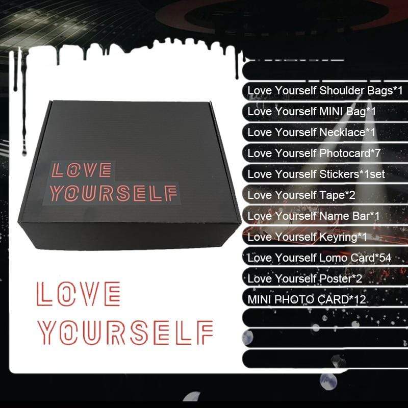 KPOP Bangtan Boys Album Love Yourself Spree Lucky Mystery Gift Box Subscription Box LH001