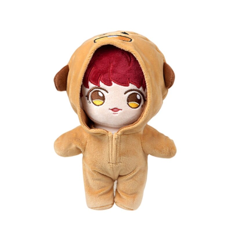 Kpop Bangtan Boys Doll Proof Jung Kook Suga Jimin Jin RM J-Hope V Dress Up Plush Stuffed Dolls Cartoon Figure Toy 20cm