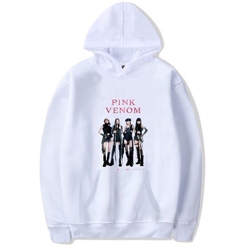 KPOP PINK VENOM BORN PINK WORLD TOUR Hoodie JENNIE ROSÉ JISOO LISA Pullover Coat 2022