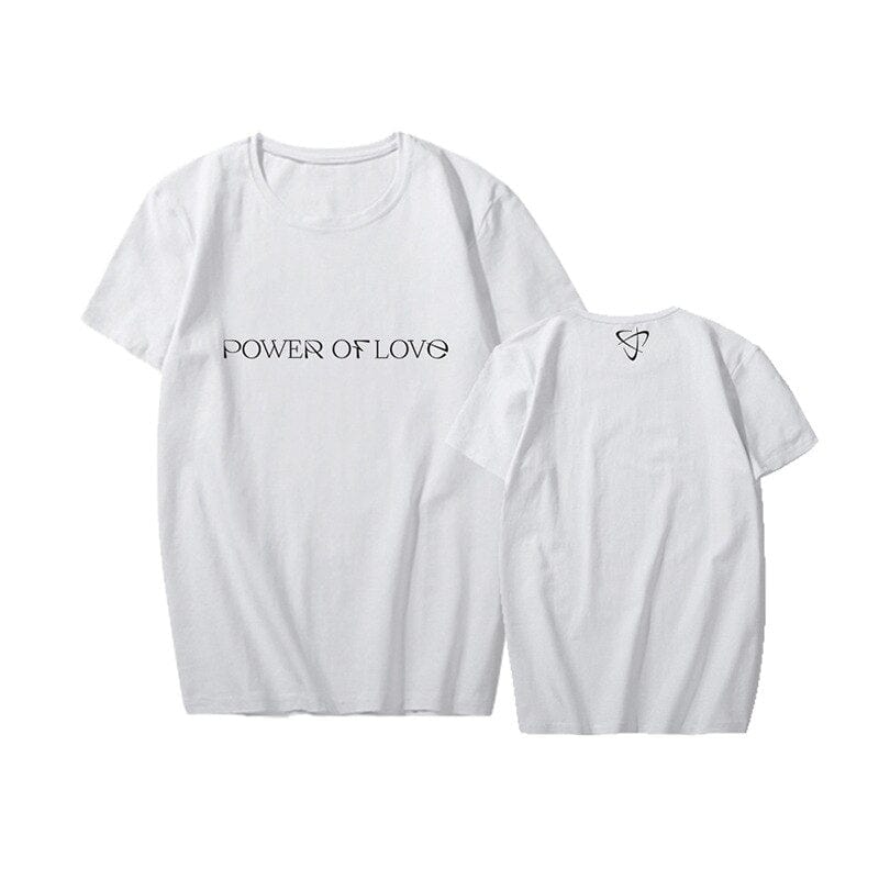 Kpop SEVENTEEN CONCERT POWER OF LOVE T-Shirt Same Style Short Sleeves Tee Cotton