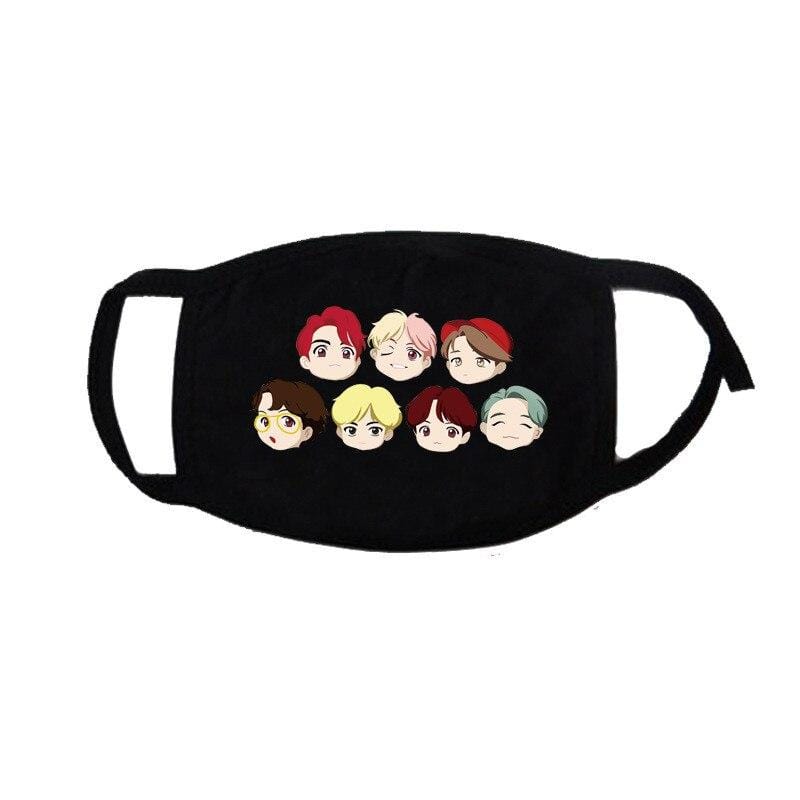 Lot de 3 Masques BTS - Jung Kook