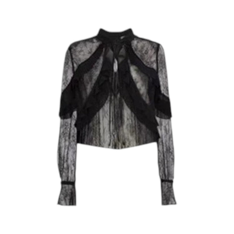 Crop Top Dentelle Lisa - Groupe Blackpink