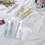 SKYSONIC 3 5 Inch Macaroon Binder Postcards Organizer PVC Photo Album Sticker Cards Storage Holder Loose Leaf bts De Photos