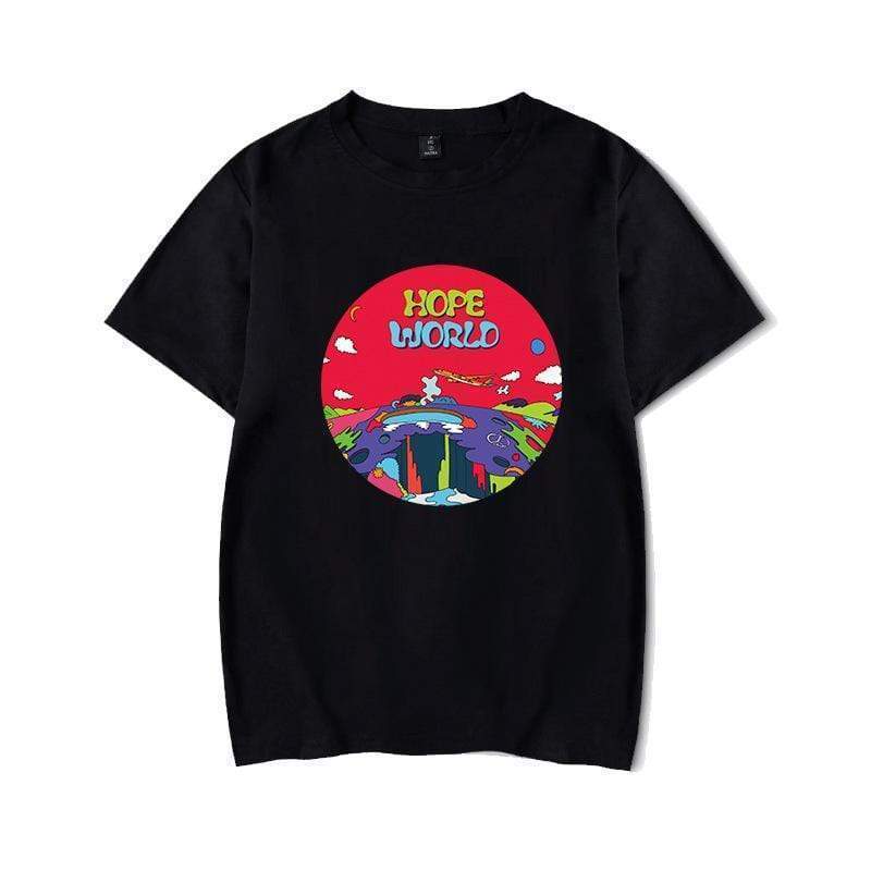 T-Shirt BTS - Hope World Rond
