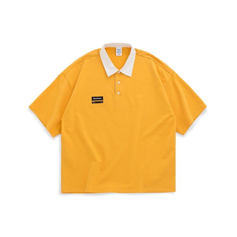 T-Shirt Polo Oversize Coréen