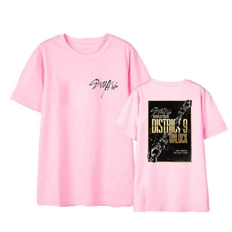 T-Shirt Stray Kids </br> Disctrict 9 Gold