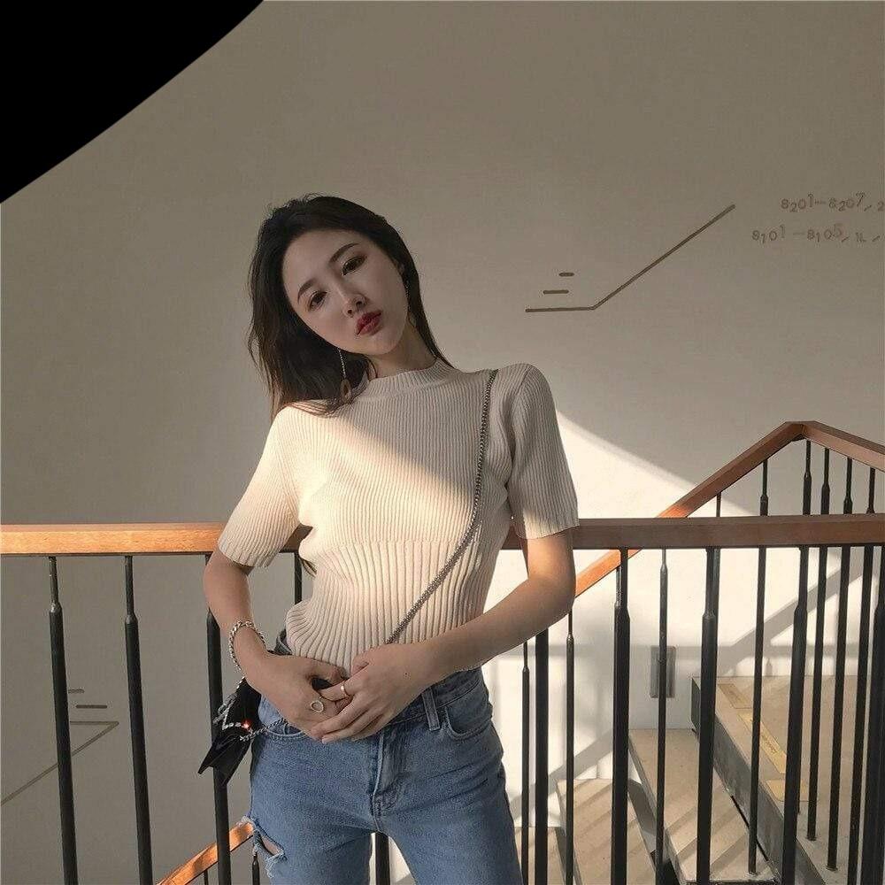 T-Shirt Uzzlang Fashion