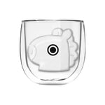 Water Bottle Double Glass Inner Layer Vacuum Anti-scalding Family Cute and Creative Cartoon Cup Cute Gift Cup Coffee Mug